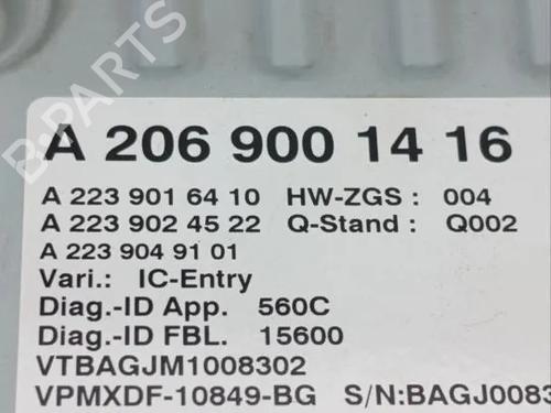 Electronic module MERCEDES-BENZ EQS (V297) EQS 450+ (297.123) | BP33697976M83  - Image 9