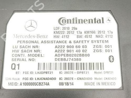 Electronic module MERCEDES-BENZ M-CLASS (W166) ML 63 AMG 4-matic (166.074) | BP28915152M83 