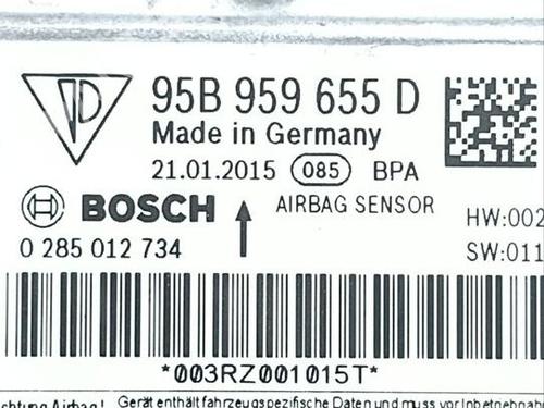 ECU airbags PORSCHE MACAN (95B) 3.6 Turbo | BP38996731M53  - Image 8