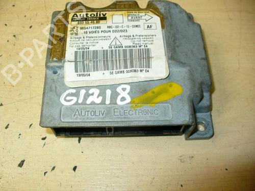 Airbag styreenhed Airbag styreenhed PEUGEOT 407 (6D_) 2.0 HDi 135 (6DRHRH, 6DRHRE, 6DRHRG, 6DRHRJ) (136 hp) 37576410 37576410