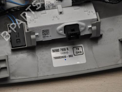 Interior roof light RENAULT KADJAR (HA_, HL_) 1.6 dCi 130 (HLA4) | BP28944551I8