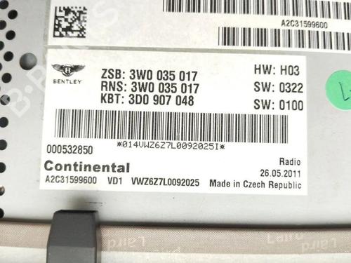 Electronic module BENTLEY CONTINENTAL FLYING SPUR (3W_) 6.0 FLEX | BP28936263M83 - Image 19