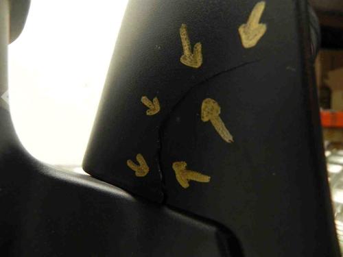 Right mirror TOYOTA AURIS Estate (_E18_) 1.6 (ZRE185_) | BP28916533C27