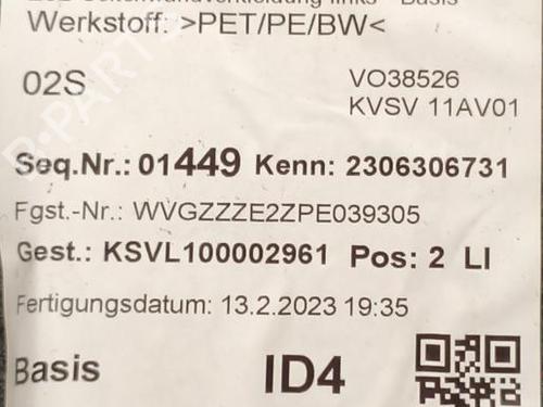Boot lining VW ID.4 (E21) Performance | BP39603557I3 - Image 3