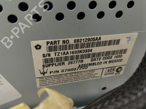 Elektronisk modul MASERATI QUATTROPORTE VI 3.8 GT S | BP28918405M83 