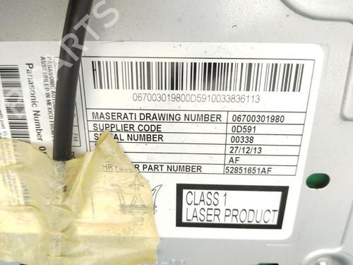 Radio MASERATI QUATTROPORTE VI 3.0 S Q4 | BP38994860E6  - Image 16