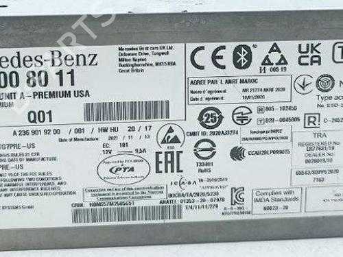 Control unit MERCEDES-BENZ EQS (V297) EQS 450+ (297.123) | BP38998614M11  - Image 5