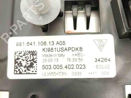 Instrument cluster PORSCHE CAYMAN (981) 2.7 | BP28920969C47 