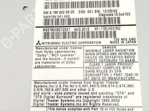 Electronic module MERCEDES-BENZ GL-CLASS (X166) GL 450 4-matic | BP28913456M83 