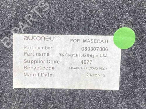 Luggage compartment floor MASERATI GRAN TURISMO I 4.7 | BP28914181I33 