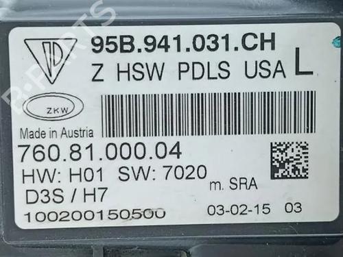 Soporte del faro izquierdo PORSCHE MACAN (95B) 3.6 Turbo | BP30908930C157