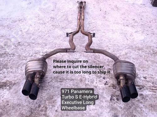Système d'échappement PORSCHE PANAMERA (971) 4.0 Turbo S E-Hybrid (97AFH1, 97BFH1) (680 hp) 31926062