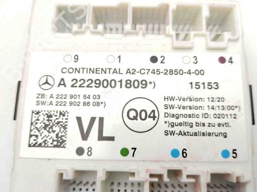 Electronic module MERCEDES-BENZ S-CLASS (W222, V222, X222) S 500 4-matic (222.085, 222.185) | BP28925627M83