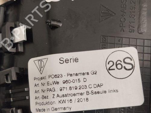 Grille PORSCHE PANAMERA (971) 3.0 (97AAA1, 97BAA1) | BP28921519C40 