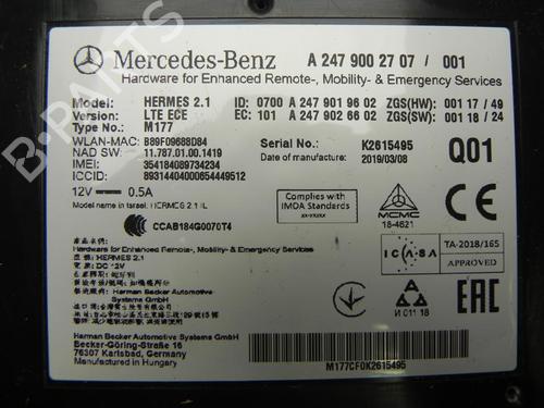 Control unit MERCEDES-BENZ GLE (V167) GLE 400 d 4-matic (167.123) | BP37541575M11 - Image 2