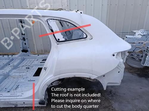 Used Left rear fenders Left rear fenders MERCEDES-BENZ EQS SUV (X296) 450+ (296.623) (360 hp) 33270978 33270978