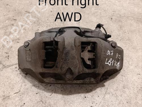 Used Right front brake caliper Right front brake caliper AUDI Q7 (4MB, 4MG, 4MQ) 3.0 TFSI quattro (333 hp) 39661713 39661713