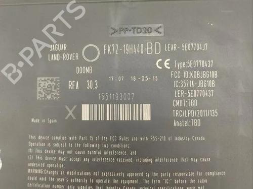 Electronic module JAGUAR F-TYPE Coupe (X152) 5.0 SCV8 R AWD | BP32213934M83  - Image 8