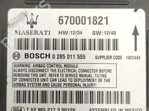ECU airbags MASERATI QUATTROPORTE VI 3.8 GT S | BP28913221M53 