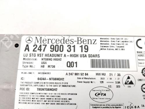 Control unit MERCEDES-BENZ EQB (X243) EQB 350 4-matic (243.612) | BP38994055M11 - Image 10