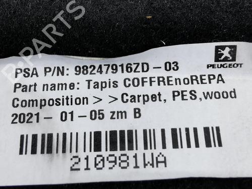 Luggage compartment floor PEUGEOT 208 II (UB_, UP_, UW_, UJ_) e-208 | BP28941075I33 