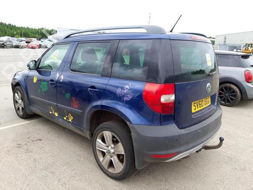 Left sun visor SKODA YETI (5L) 2.0 TDI | BP37543692I1  - Image 9