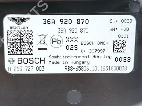 Instrument cluster BENTLEY BENTAYGA (4V1) 6.0 | BP38997137C47 - Image 13
