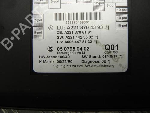 Electronic module MERCEDES-BENZ S-CLASS (W221, V221) S 420 CDI (221.028, 221.128) | BP37580743M83 - Image 2