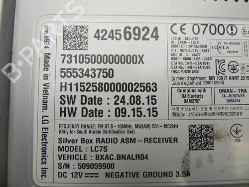 Radio CHEVROLET CAMARO 3.6 | BP37541611E6 - Image 3