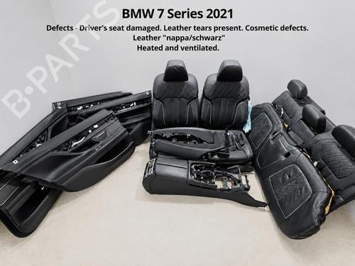 Sæde sæt Sæde sæt BMW 7 (G11, G12) 750 i, Li xDrive (530 hp) 39603527 39603527