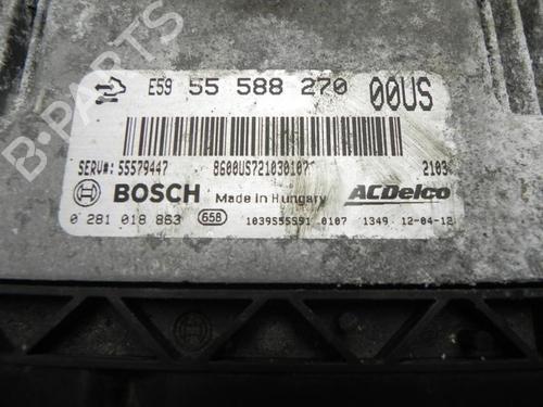 Engine control unit (ECU) OPEL CORSA C Hatchback Van (X01) 1.3 CDTI 16V (F08, W5L) | BP37578896M57 - Image 2