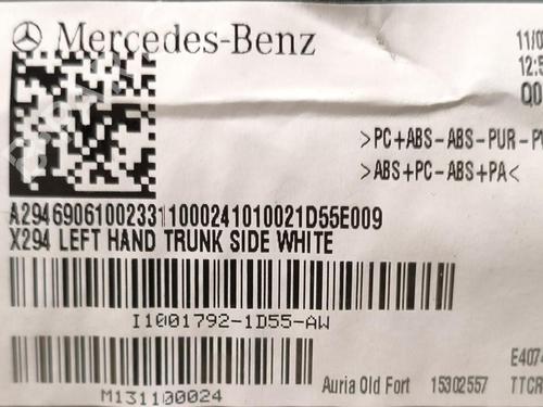 Boot lining MERCEDES-BENZ EQE SUV (X294) EQE 350 4-matic (294.612) | BP39520583I3 - Image 3