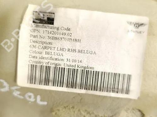 Boot lining BENTLEY BENTAYGA (4V1) 6.0 | BP33847814I3  - Image 18