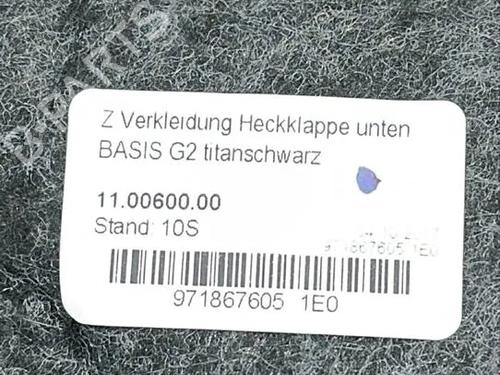 Boot lining PORSCHE PANAMERA (971) 4.0 Turbo S E-Hybrid (97AFH1, 97BFH1) | BP31626229I3 