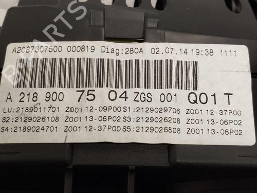 Instrument cluster MERCEDES-BENZ CLS (C218) CLS 63 AMG 4-matic (218.376) | BP28916292C47 