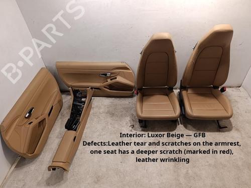 Used Seats set Seats set PORSCHE BOXSTER (981) 2.7 (265 hp) 40274475 40274475