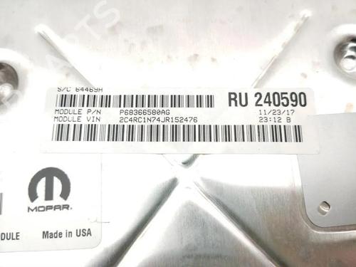 Engine control unit (ECU) CHRYSLER PACIFICA (RU) 3.6 Hybrid | BP32421191M57  - Image 6