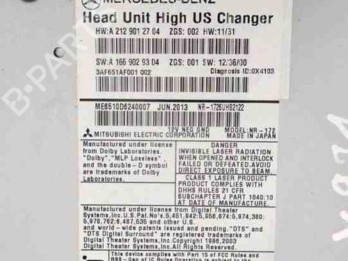 Electronic module MERCEDES-BENZ CLS (C218) CLS 500 4-matic (218.391) | BP28927810M83