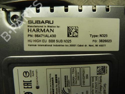 Electronic module SUBARU OUTBACK (BS) 2.5 AWD (BS9) | BP31375097M83