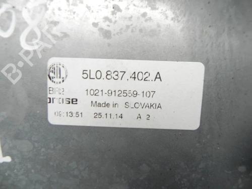 Front right window mechanism SKODA YETI (5L) 1.2 TSI | BP28919308C23