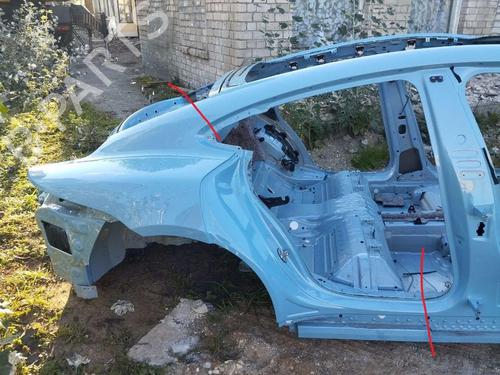 Parafango posteriore destro PORSCHE TAYCAN Cross Turismo (Y1B) 4 (Y1BBD1) (476 hp) 28933403