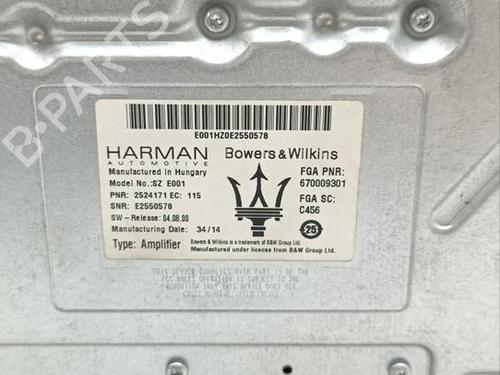 Electronic module MASERATI QUATTROPORTE VI 3.0 S Q4 | BP39181267M83 - Image 12
