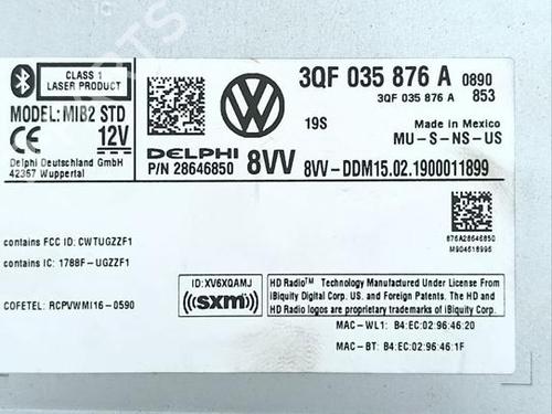Radio VW ATLAS (CA1, CA2, CA3) 3.6 FSI | BP38997105E6 - Image 11