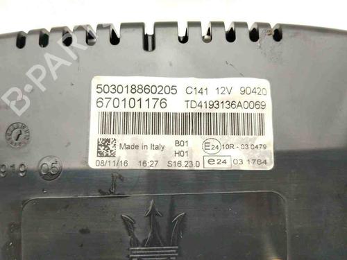 Instrument cluster MASERATI LEVANTE SUV (M161) 3.0 Q4 | BP28910949C47 