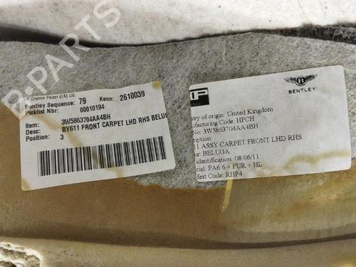 Other BENTLEY CONTINENTAL FLYING SPUR (3W_) 6.0 FLEX | BP28943945O1 