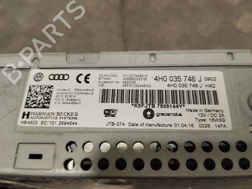 Electronic module AUDI A8 D4 (4H2, 4H8, 4HC, 4HL) 4.0 TFSI quattro | BP31903374M83 