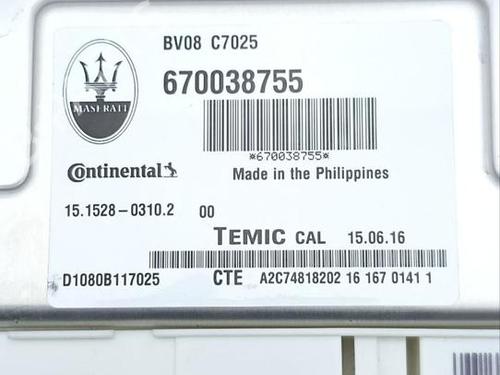 Control unit MASERATI LEVANTE SUV (M161) 3.0 S Q4 | BP40242092M11 - Image 8