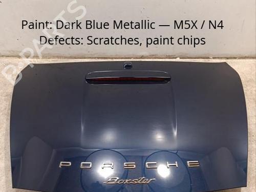 Used Tailgate Tailgate PORSCHE BOXSTER (981) 2.7 (265 hp) 40274474 40274474