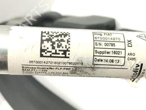 Front right seatbelt MASERATI QUATTROPORTE VI 3.8 GT S | BP28909552I25 