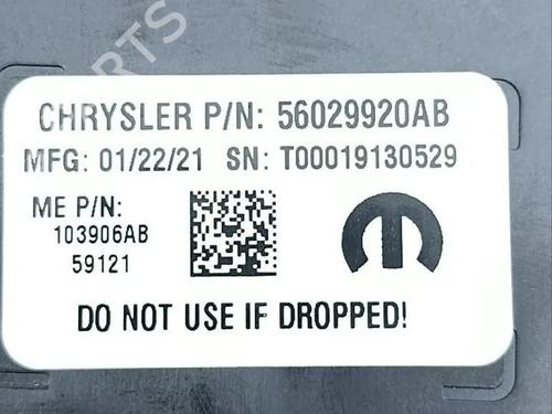 Elektronisk modul CHRYSLER PACIFICA (RU) 3.6 Hybrid | BP37030149M83 - Image 10